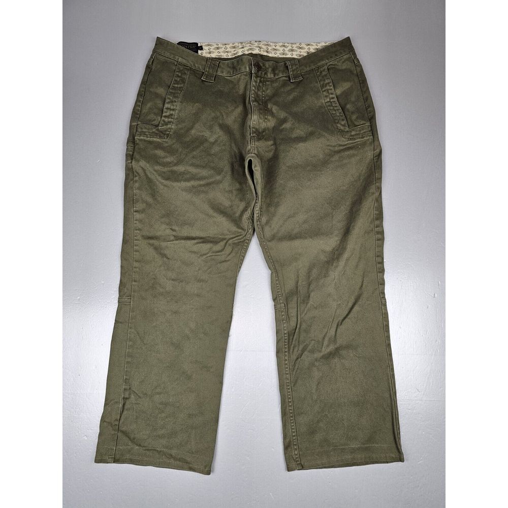 Pendleton Chino Pants Mens 38x26. Olive Green Western Khakis.